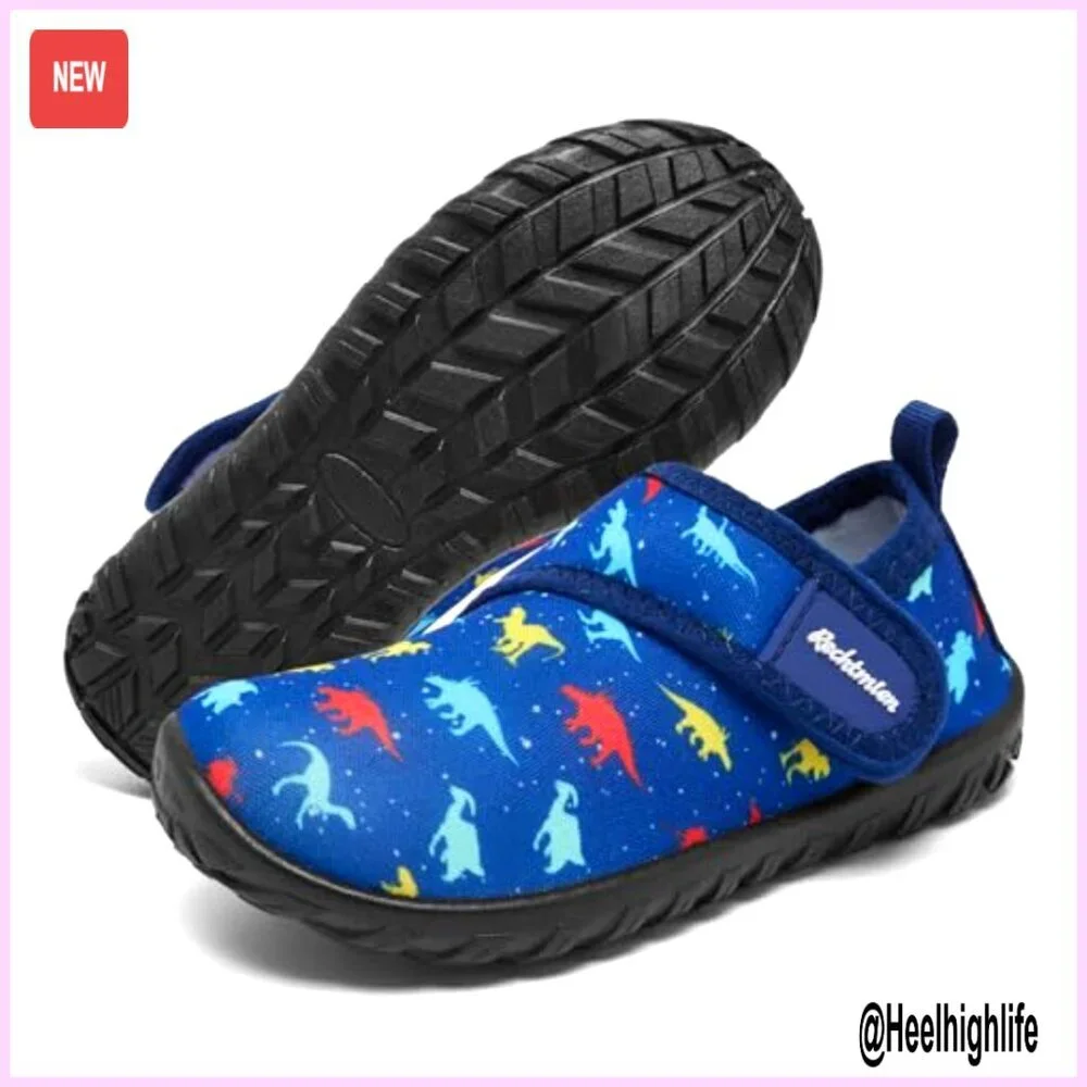 Toddler Water Shoes Quick Dry Non-Slip Lightweight Barefoot Beach Aqua
